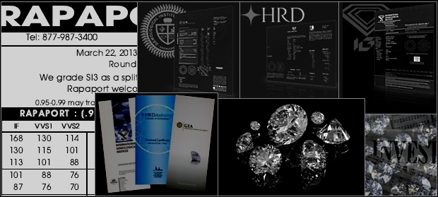 Diamanti da investimento quotati su listino Rapaport